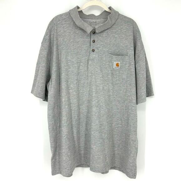 Zara Other - Carhartt Polo Heather Gray Men's 2XL Front Pocket